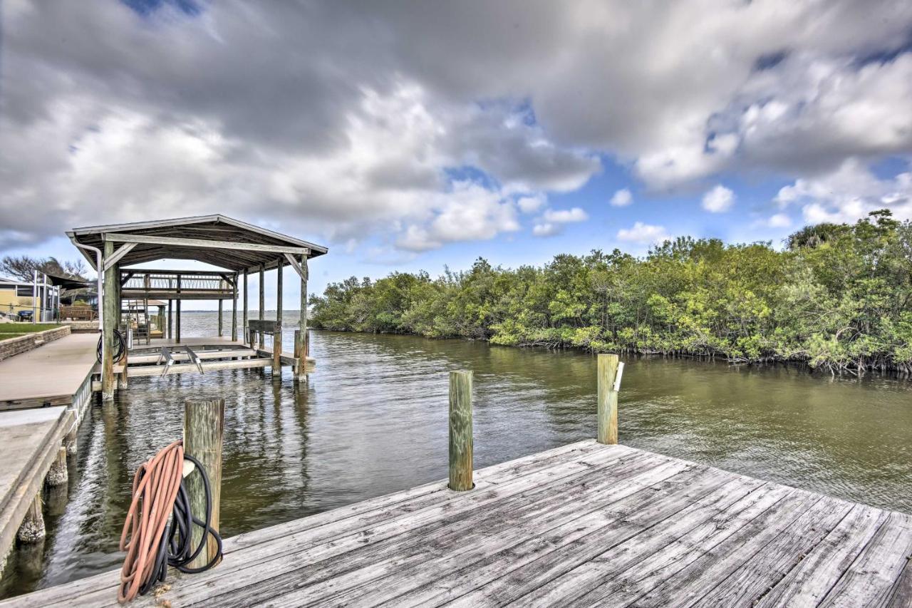 Merritt Island Home With Boat Dock On Canal Front! Eksteriør billede